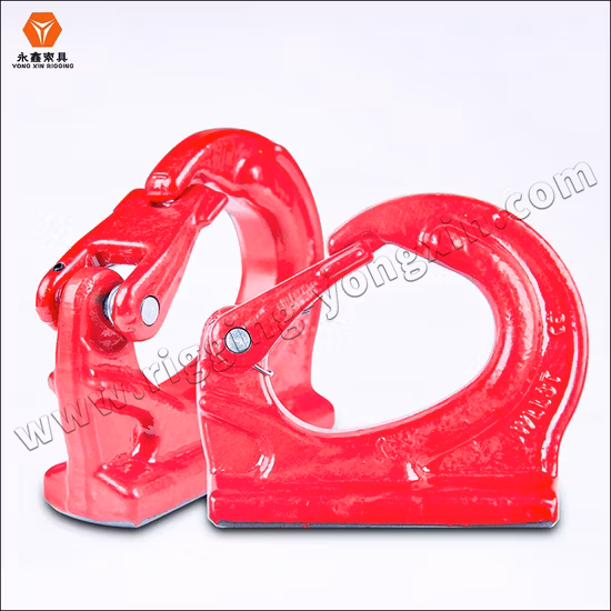 Alloy Steel Lifting Welding Hook Excavator Hook Sling G80 Grade Welding D-Type Lifting Ring