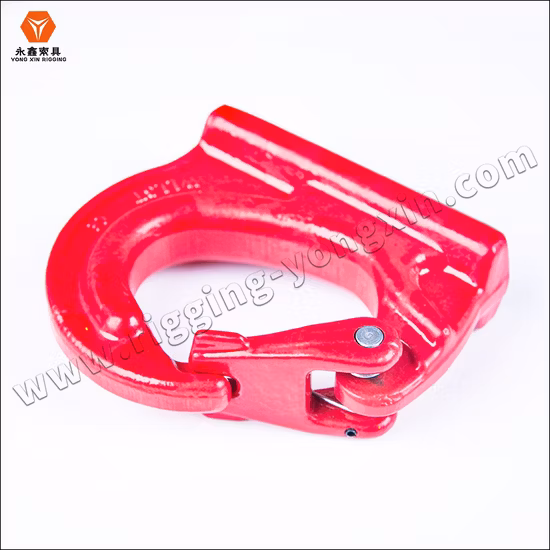 Alloy Steel Lifting Welding Hook Excavator Hook Sling G80 Grade Welding D-Type Lifting Ring