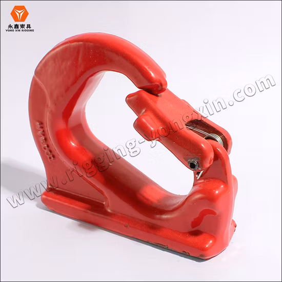 Escavadeira de gancho de soldagem de aço de liga, estilingue de gancho G80, soldagem de grau D